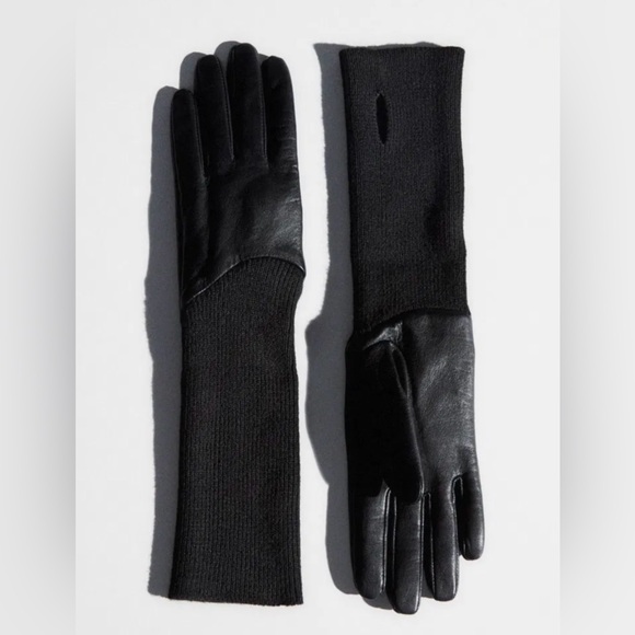 COS - Layered Leather Gloves - Picture 3 of 7